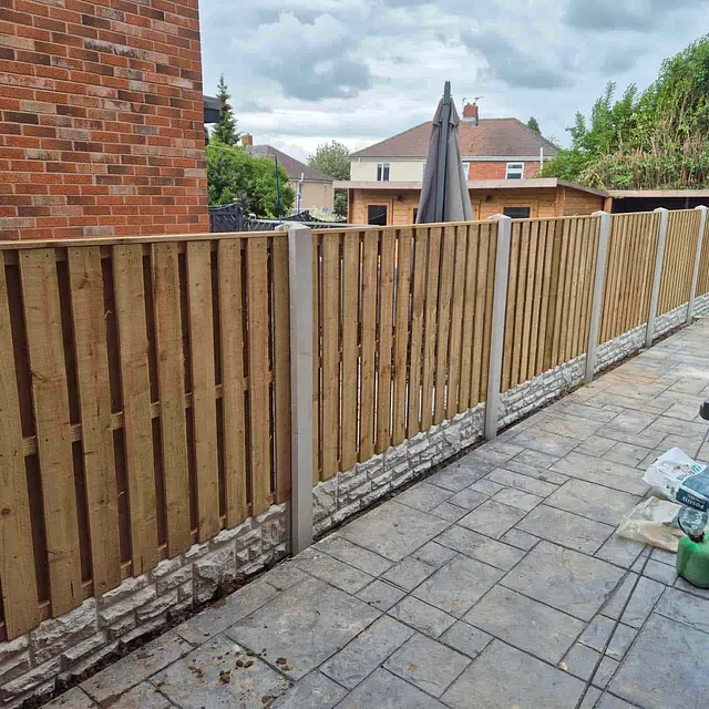 wooden fencing