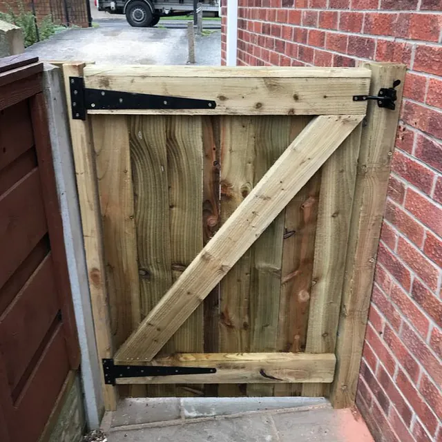 back garden gate